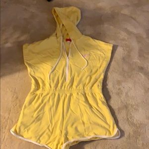 Hunter for Target yellow hooded romper